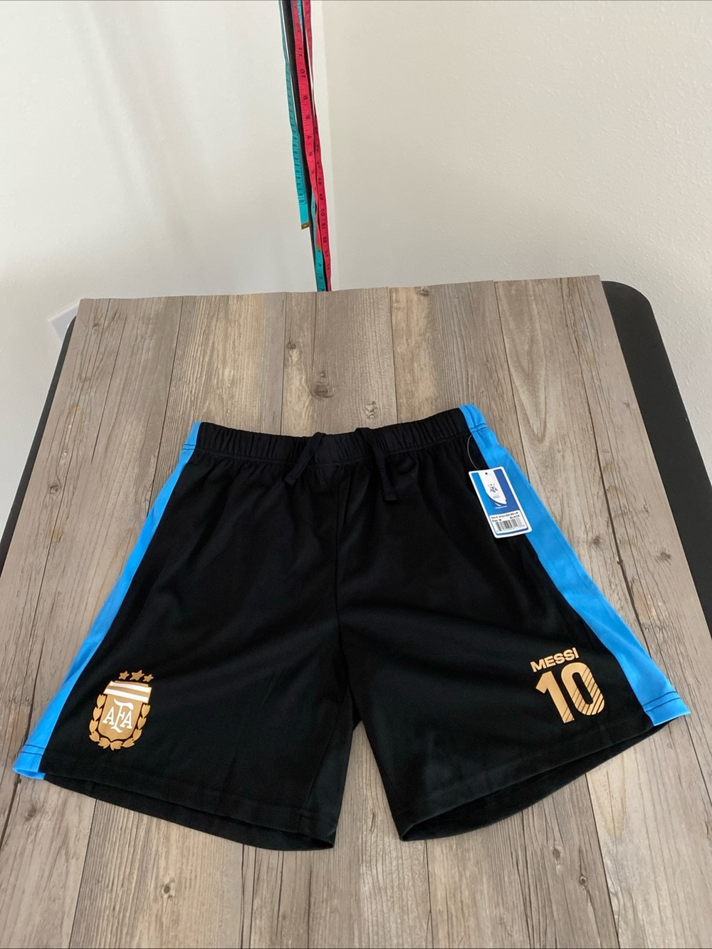 Lionel Messi AFA Soccer Shorts #10 Argentina NWT Medium
